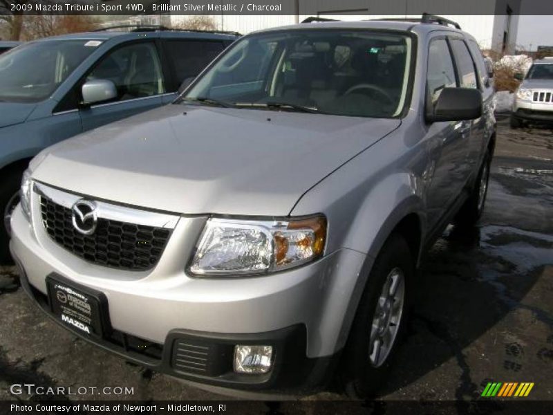 Brilliant Silver Metallic / Charcoal 2009 Mazda Tribute i Sport 4WD