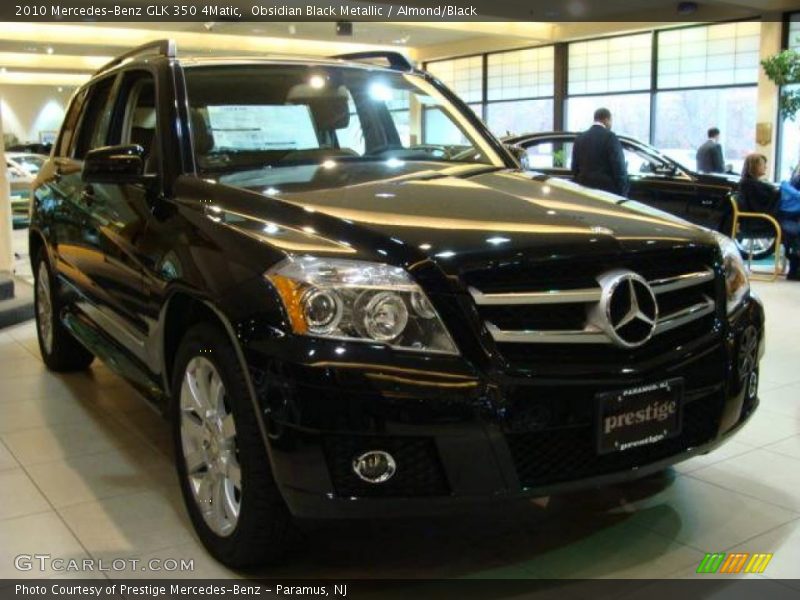 Obsidian Black Metallic / Almond/Black 2010 Mercedes-Benz GLK 350 4Matic