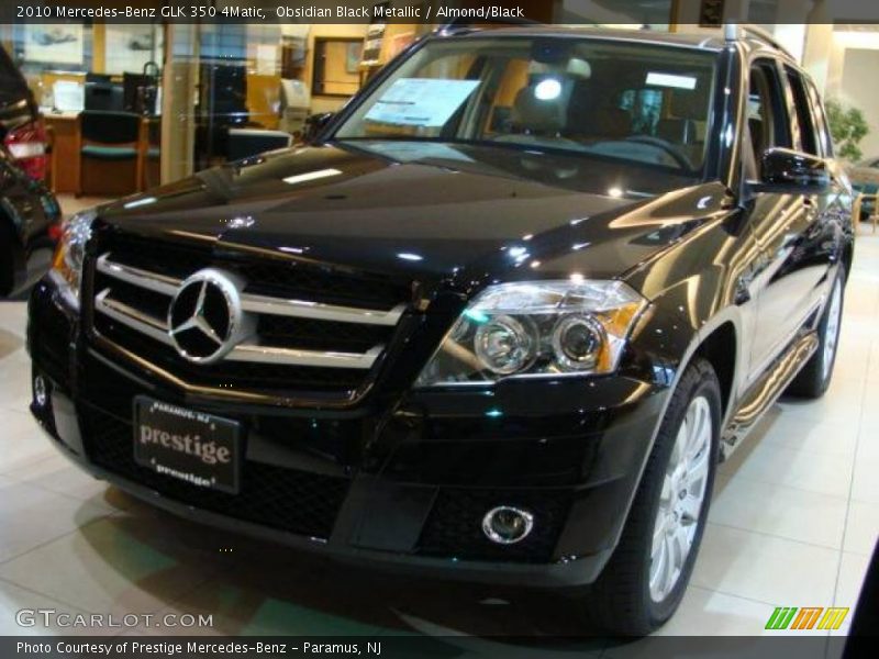 Obsidian Black Metallic / Almond/Black 2010 Mercedes-Benz GLK 350 4Matic