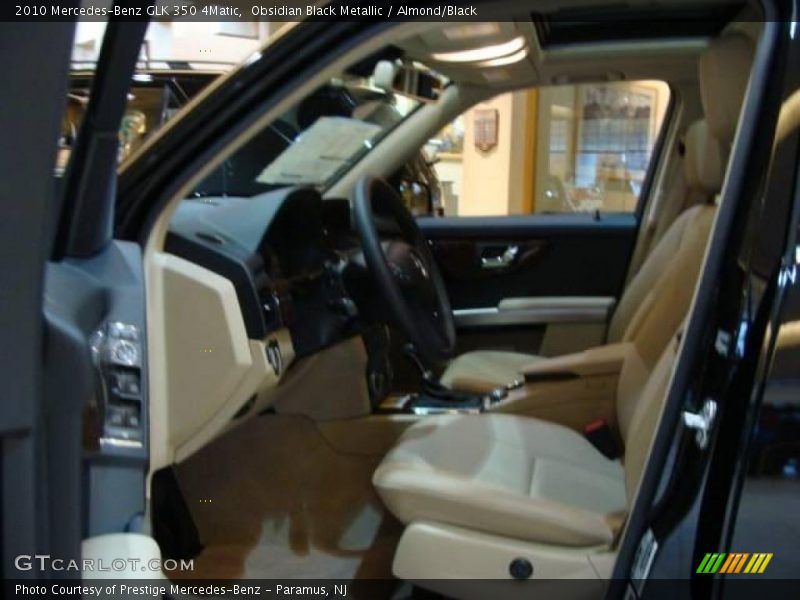 Obsidian Black Metallic / Almond/Black 2010 Mercedes-Benz GLK 350 4Matic
