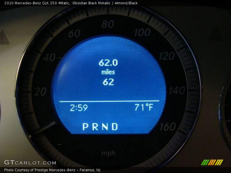 Obsidian Black Metallic / Almond/Black 2010 Mercedes-Benz GLK 350 4Matic