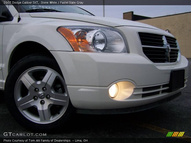 Stone White / Pastel Slate Gray 2007 Dodge Caliber SXT