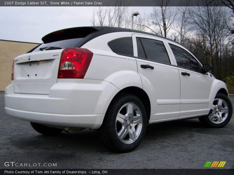 Stone White / Pastel Slate Gray 2007 Dodge Caliber SXT