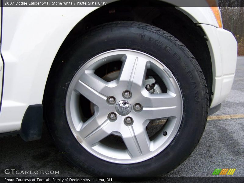 Stone White / Pastel Slate Gray 2007 Dodge Caliber SXT