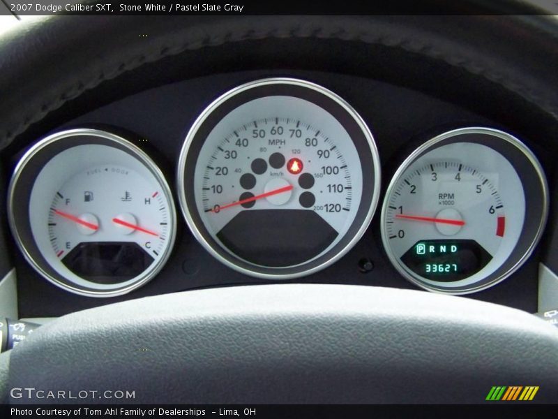 Stone White / Pastel Slate Gray 2007 Dodge Caliber SXT