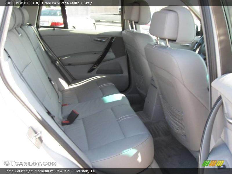 Titanium Silver Metallic / Grey 2008 BMW X3 3.0si