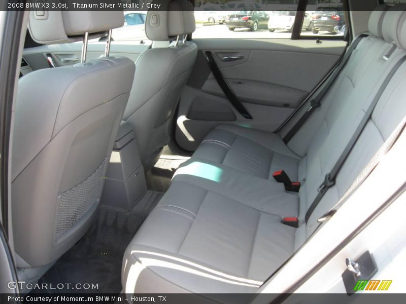 Titanium Silver Metallic / Grey 2008 BMW X3 3.0si
