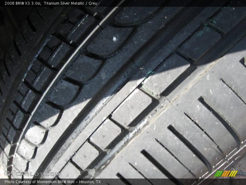 Titanium Silver Metallic / Grey 2008 BMW X3 3.0si