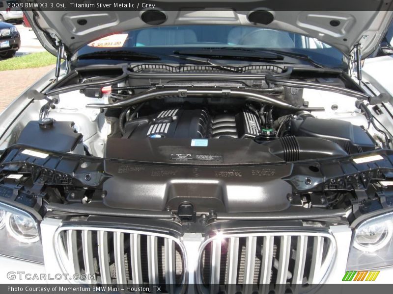 Titanium Silver Metallic / Grey 2008 BMW X3 3.0si