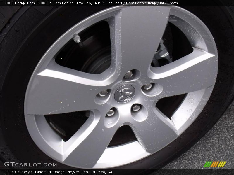 Austin Tan Pearl / Light Pebble Beige/Bark Brown 2009 Dodge Ram 1500 Big Horn Edition Crew Cab