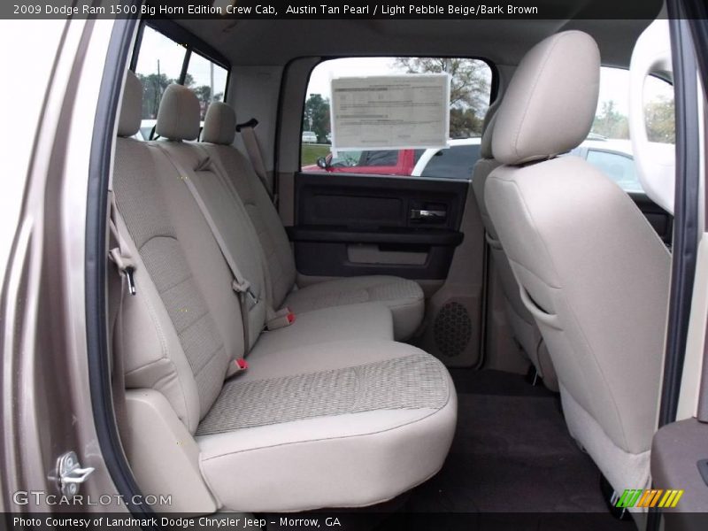 Austin Tan Pearl / Light Pebble Beige/Bark Brown 2009 Dodge Ram 1500 Big Horn Edition Crew Cab
