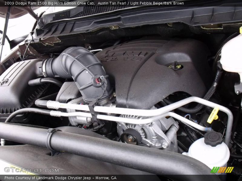 Austin Tan Pearl / Light Pebble Beige/Bark Brown 2009 Dodge Ram 1500 Big Horn Edition Crew Cab