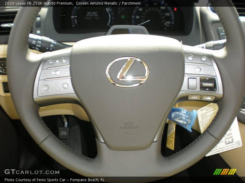 Golden Almond Metallic / Parchment 2010 Lexus HS 250h Hybrid Premium