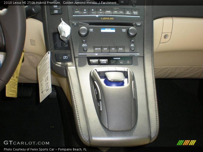 Golden Almond Metallic / Parchment 2010 Lexus HS 250h Hybrid Premium