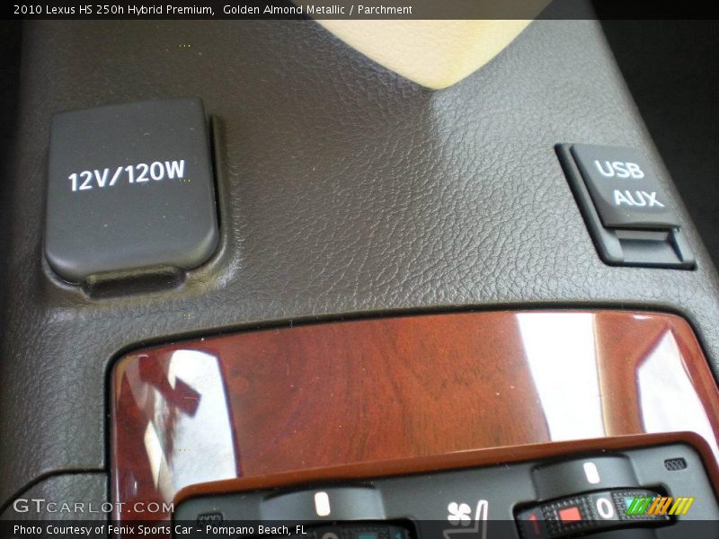 Golden Almond Metallic / Parchment 2010 Lexus HS 250h Hybrid Premium