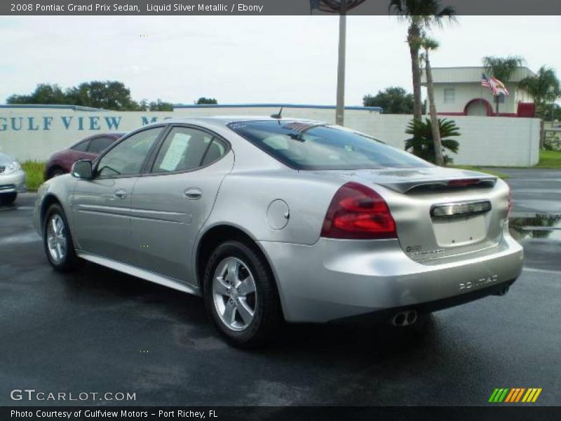 Liquid Silver Metallic / Ebony 2008 Pontiac Grand Prix Sedan
