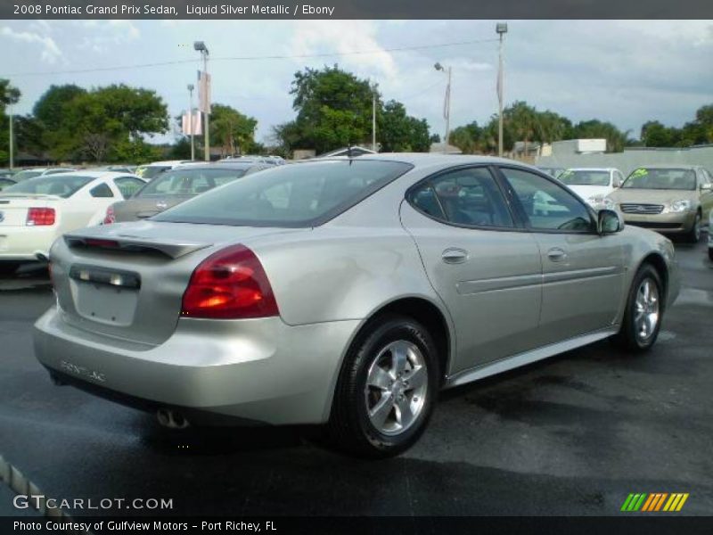 Liquid Silver Metallic / Ebony 2008 Pontiac Grand Prix Sedan