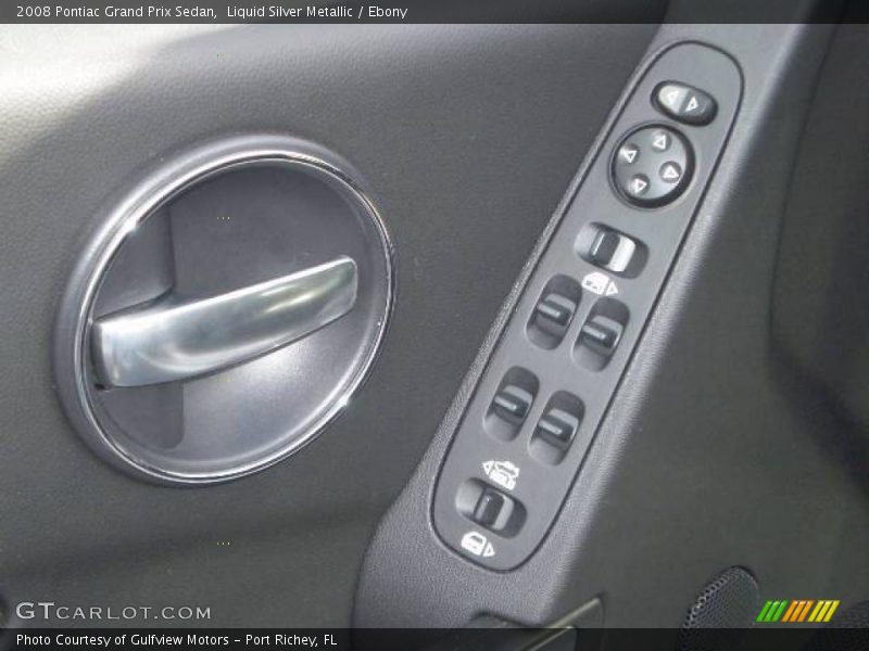 Liquid Silver Metallic / Ebony 2008 Pontiac Grand Prix Sedan