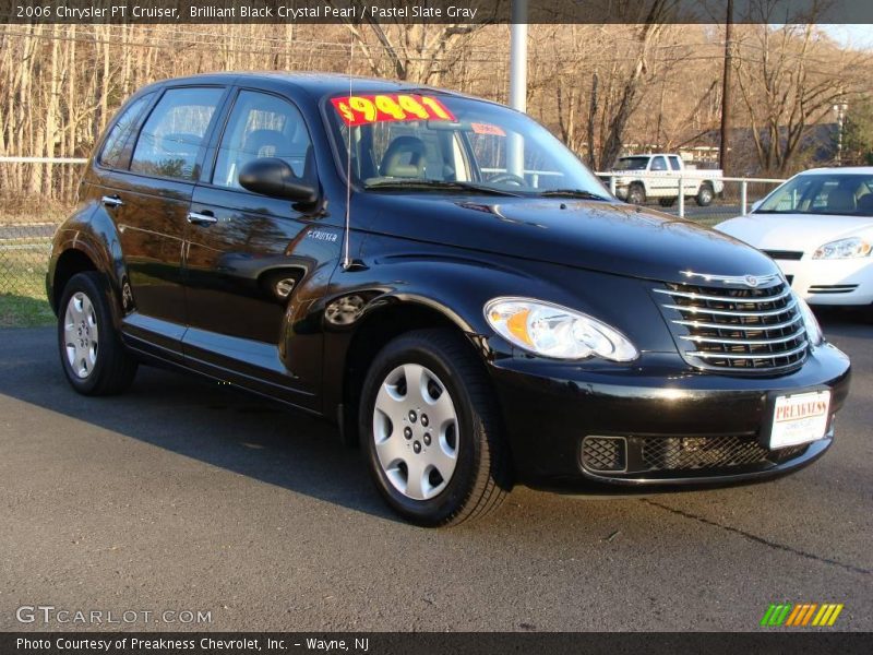 Brilliant Black Crystal Pearl / Pastel Slate Gray 2006 Chrysler PT Cruiser