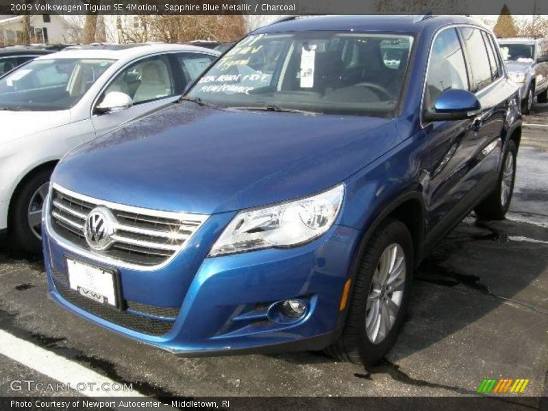 Sapphire Blue Metallic / Charcoal 2009 Volkswagen Tiguan SE 4Motion