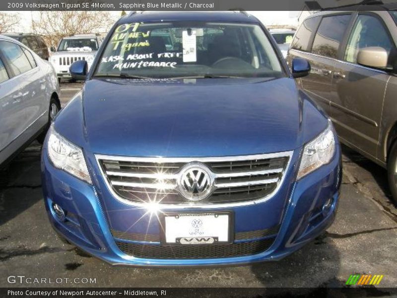 Sapphire Blue Metallic / Charcoal 2009 Volkswagen Tiguan SE 4Motion