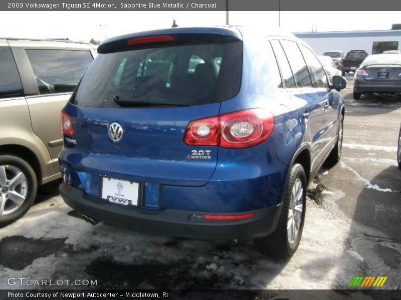 Sapphire Blue Metallic / Charcoal 2009 Volkswagen Tiguan SE 4Motion