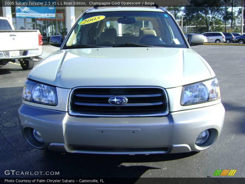 Champagne Gold Opalescent / Beige 2005 Subaru Forester 2.5 XS L.L.Bean Edition