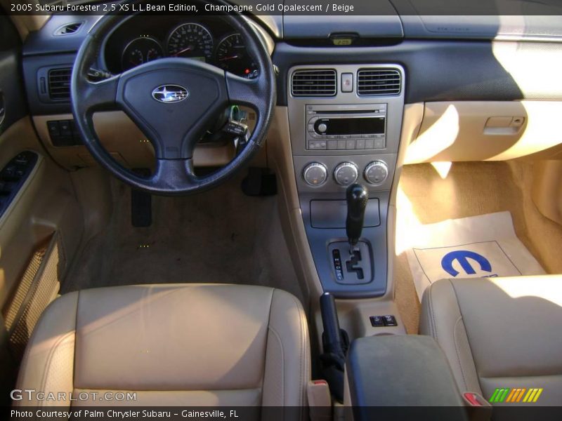 Champagne Gold Opalescent / Beige 2005 Subaru Forester 2.5 XS L.L.Bean Edition