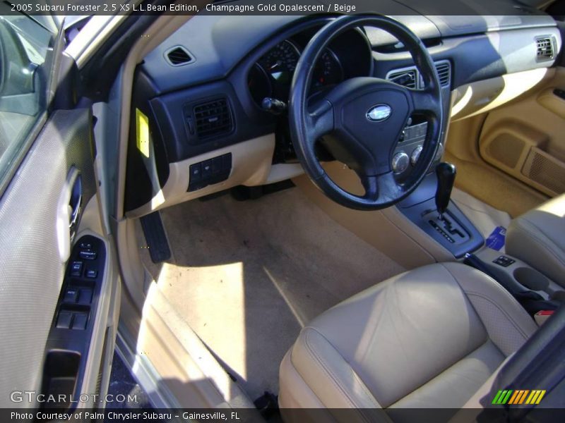 Champagne Gold Opalescent / Beige 2005 Subaru Forester 2.5 XS L.L.Bean Edition