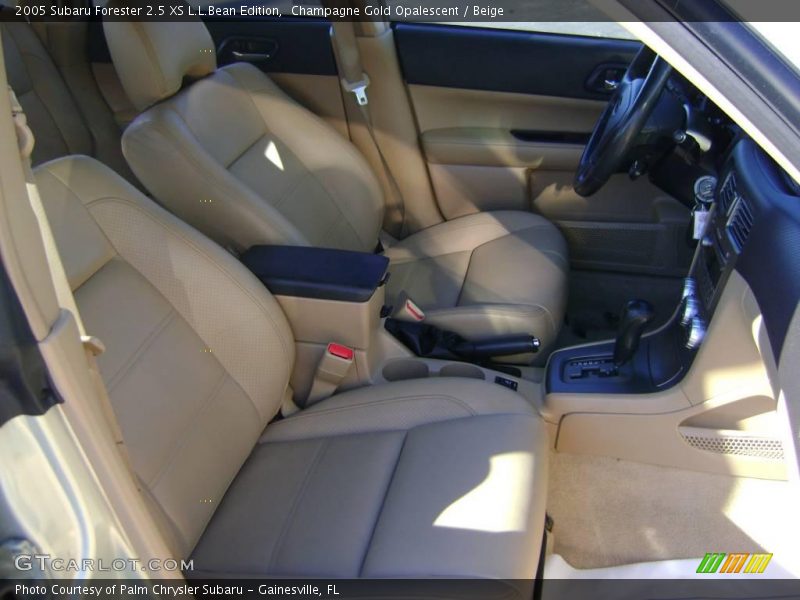 Champagne Gold Opalescent / Beige 2005 Subaru Forester 2.5 XS L.L.Bean Edition