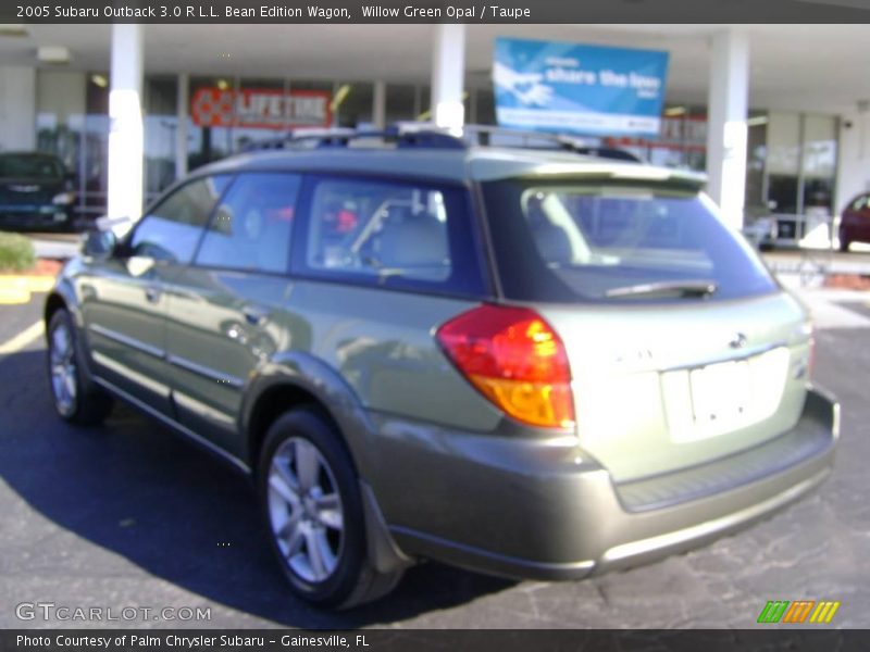 Willow Green Opal / Taupe 2005 Subaru Outback 3.0 R L.L. Bean Edition Wagon