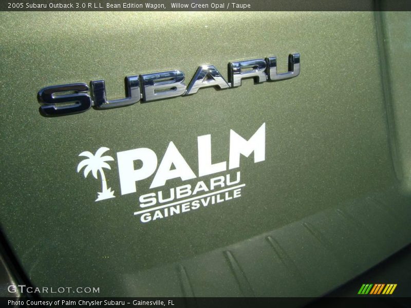 Willow Green Opal / Taupe 2005 Subaru Outback 3.0 R L.L. Bean Edition Wagon
