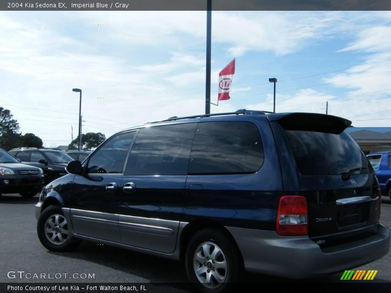 Imperial Blue / Gray 2004 Kia Sedona EX
