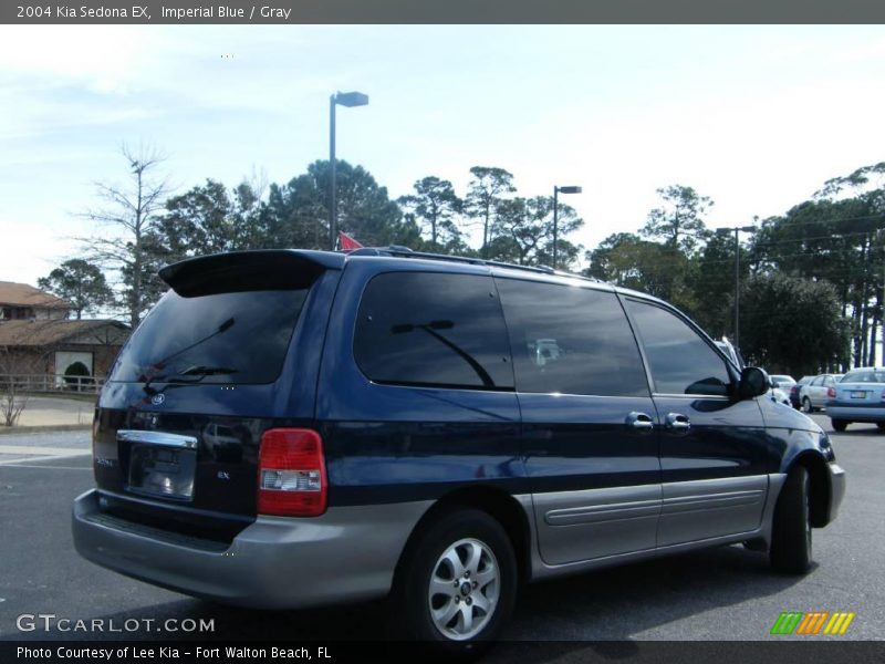 Imperial Blue / Gray 2004 Kia Sedona EX