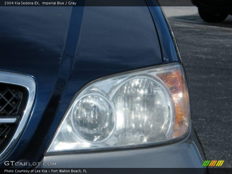 Imperial Blue / Gray 2004 Kia Sedona EX