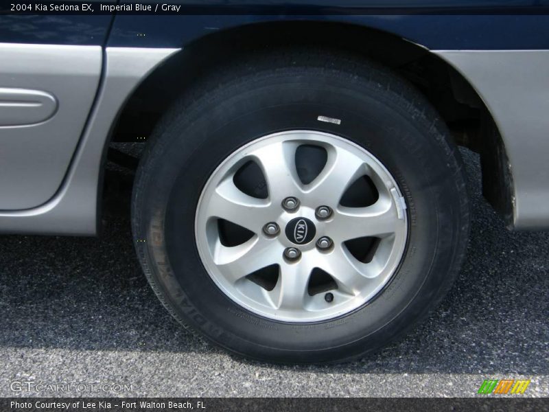 Imperial Blue / Gray 2004 Kia Sedona EX