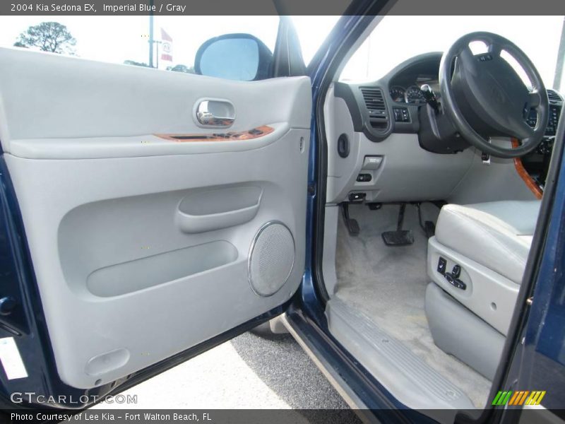 Imperial Blue / Gray 2004 Kia Sedona EX