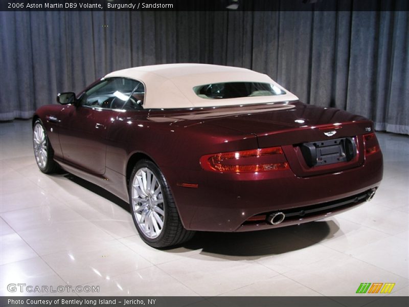 Burgundy / Sandstorm 2006 Aston Martin DB9 Volante