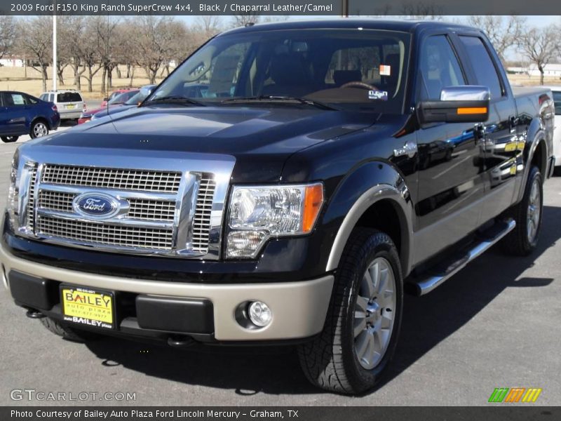 Black / Chaparral Leather/Camel 2009 Ford F150 King Ranch SuperCrew 4x4