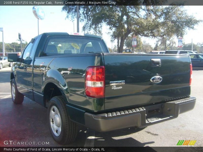 Forest Green Metallic / Medium Flint Grey 2008 Ford F150 XL Regular Cab