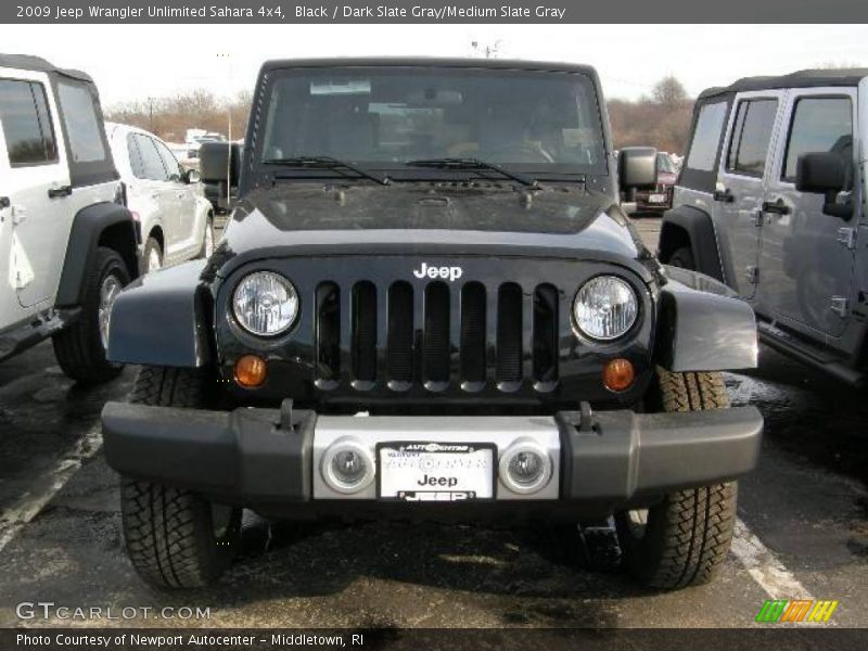 Black / Dark Slate Gray/Medium Slate Gray 2009 Jeep Wrangler Unlimited Sahara 4x4