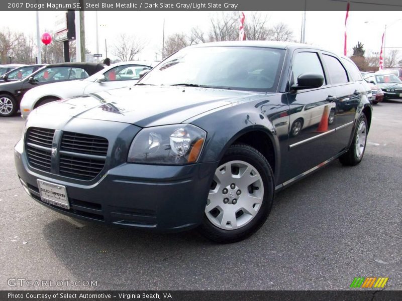 Steel Blue Metallic / Dark Slate Gray/Light Slate Gray 2007 Dodge Magnum SE