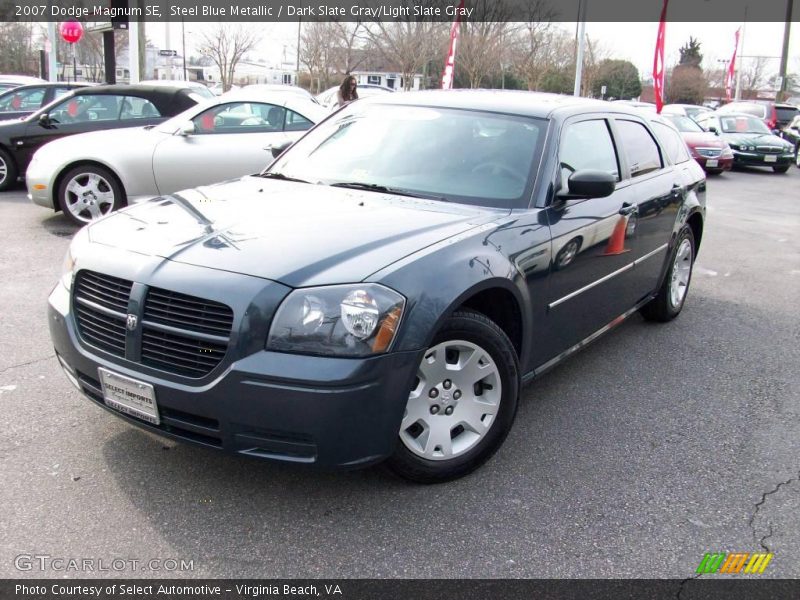 Steel Blue Metallic / Dark Slate Gray/Light Slate Gray 2007 Dodge Magnum SE