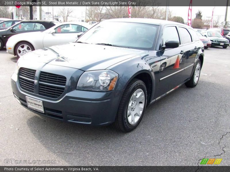 Steel Blue Metallic / Dark Slate Gray/Light Slate Gray 2007 Dodge Magnum SE