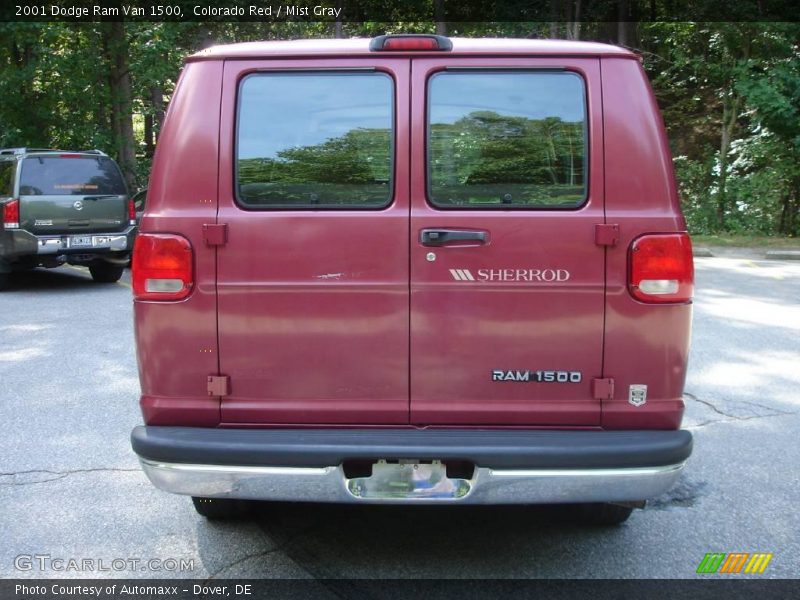 Colorado Red / Mist Gray 2001 Dodge Ram Van 1500