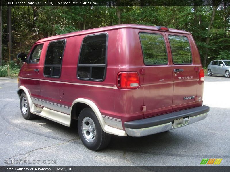 Colorado Red / Mist Gray 2001 Dodge Ram Van 1500