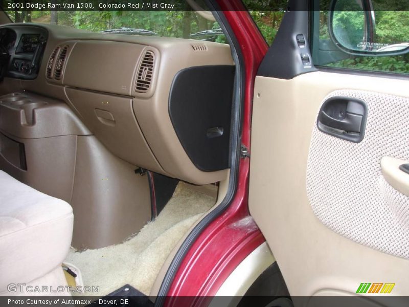 Colorado Red / Mist Gray 2001 Dodge Ram Van 1500