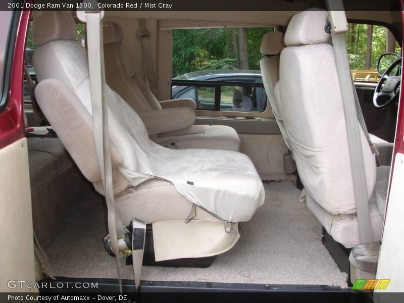 Colorado Red / Mist Gray 2001 Dodge Ram Van 1500