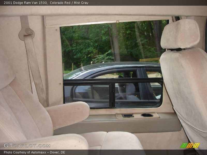 Colorado Red / Mist Gray 2001 Dodge Ram Van 1500