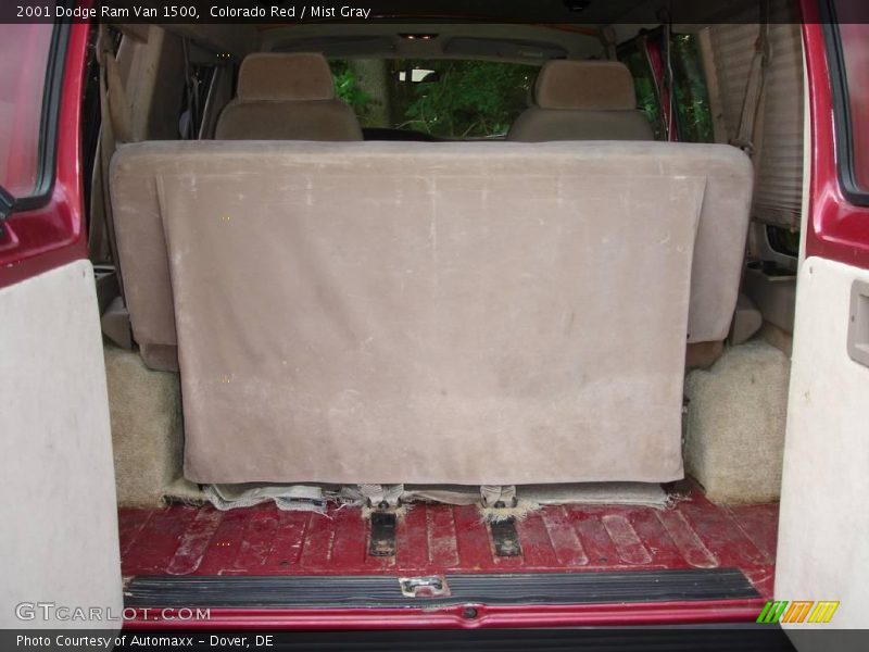 Colorado Red / Mist Gray 2001 Dodge Ram Van 1500